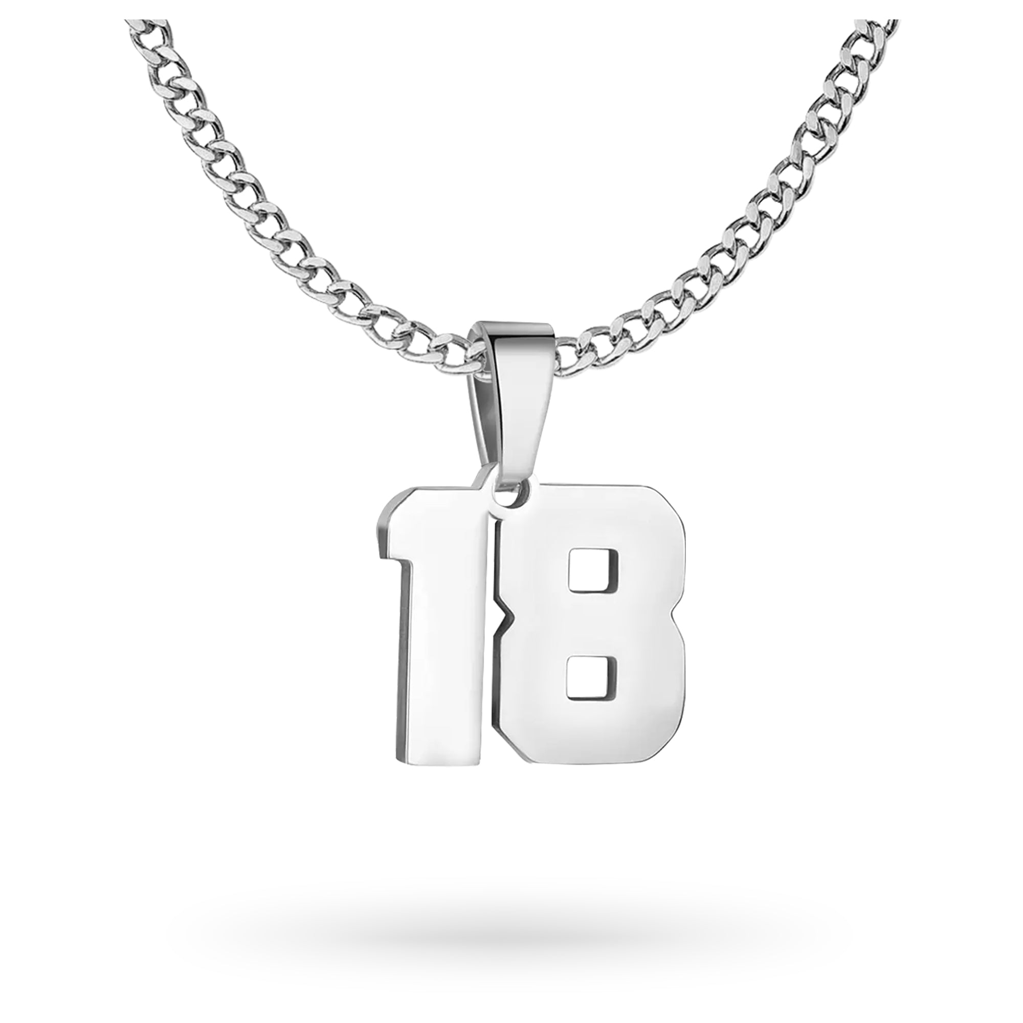 Custom Jersey Number Necklace