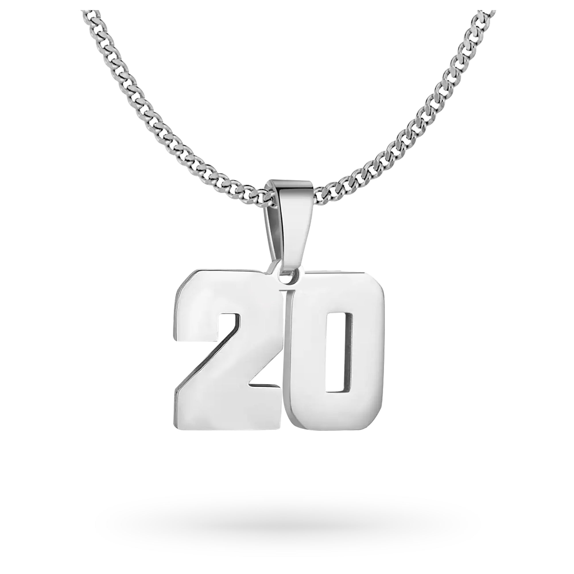 Custom Jersey Number Necklace