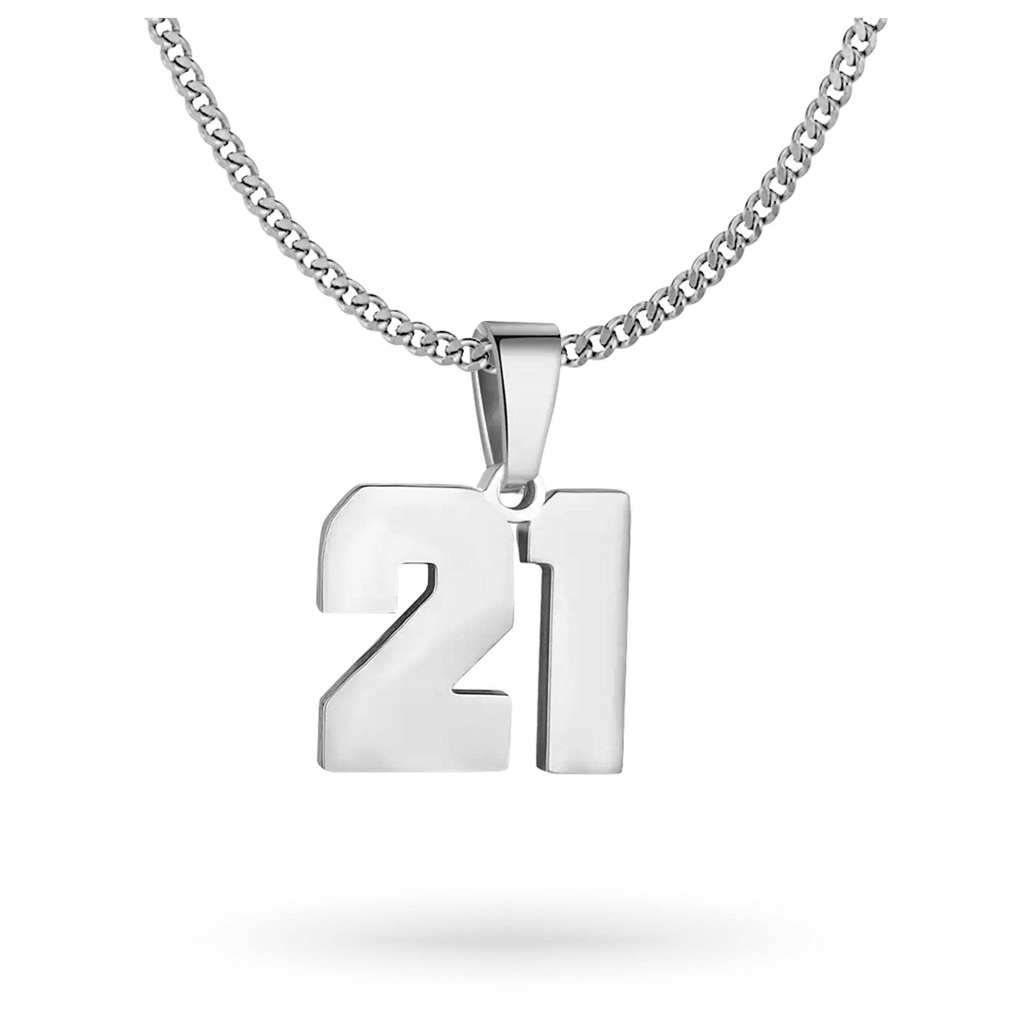 Custom Jersey Number Necklace