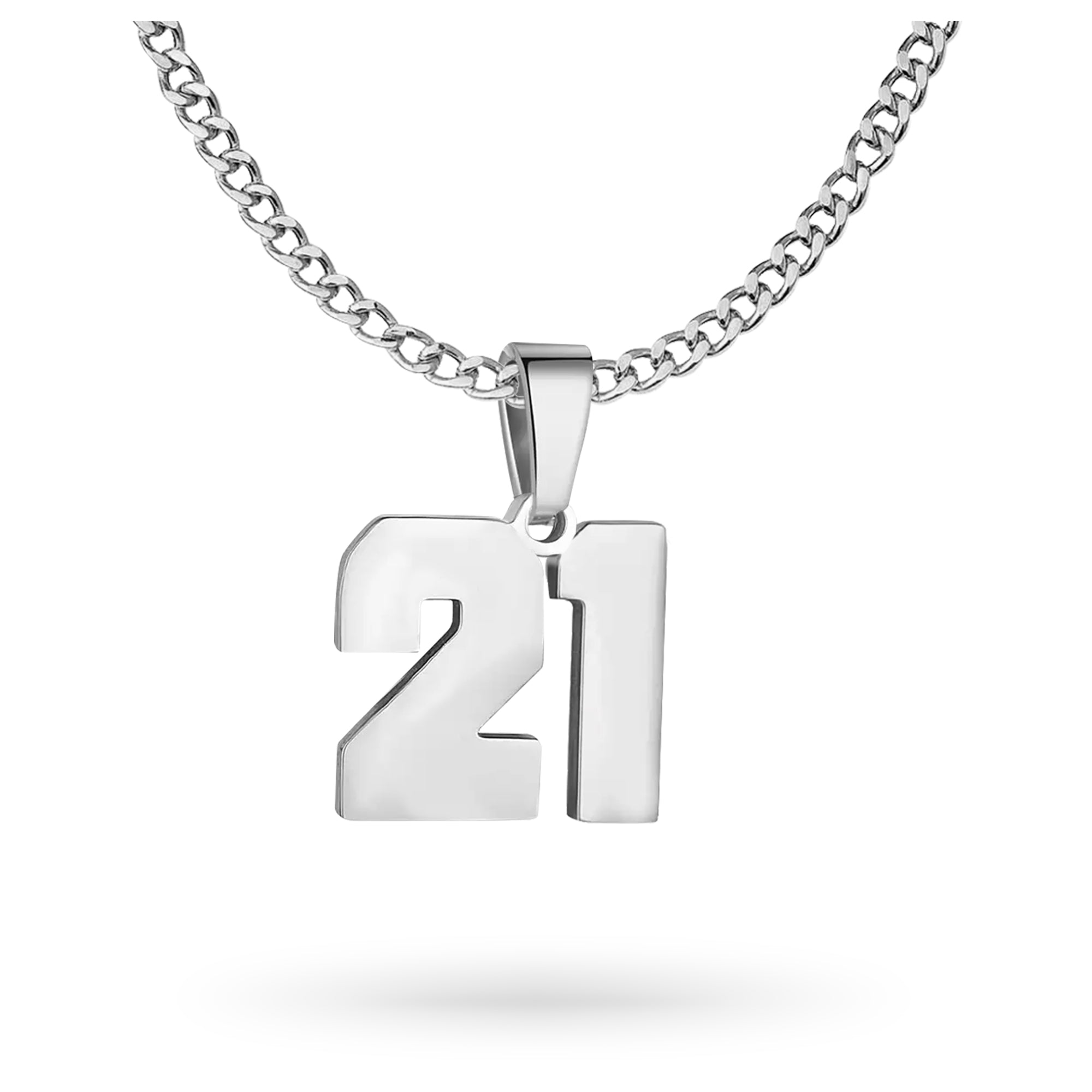 Custom Jersey Number Necklace
