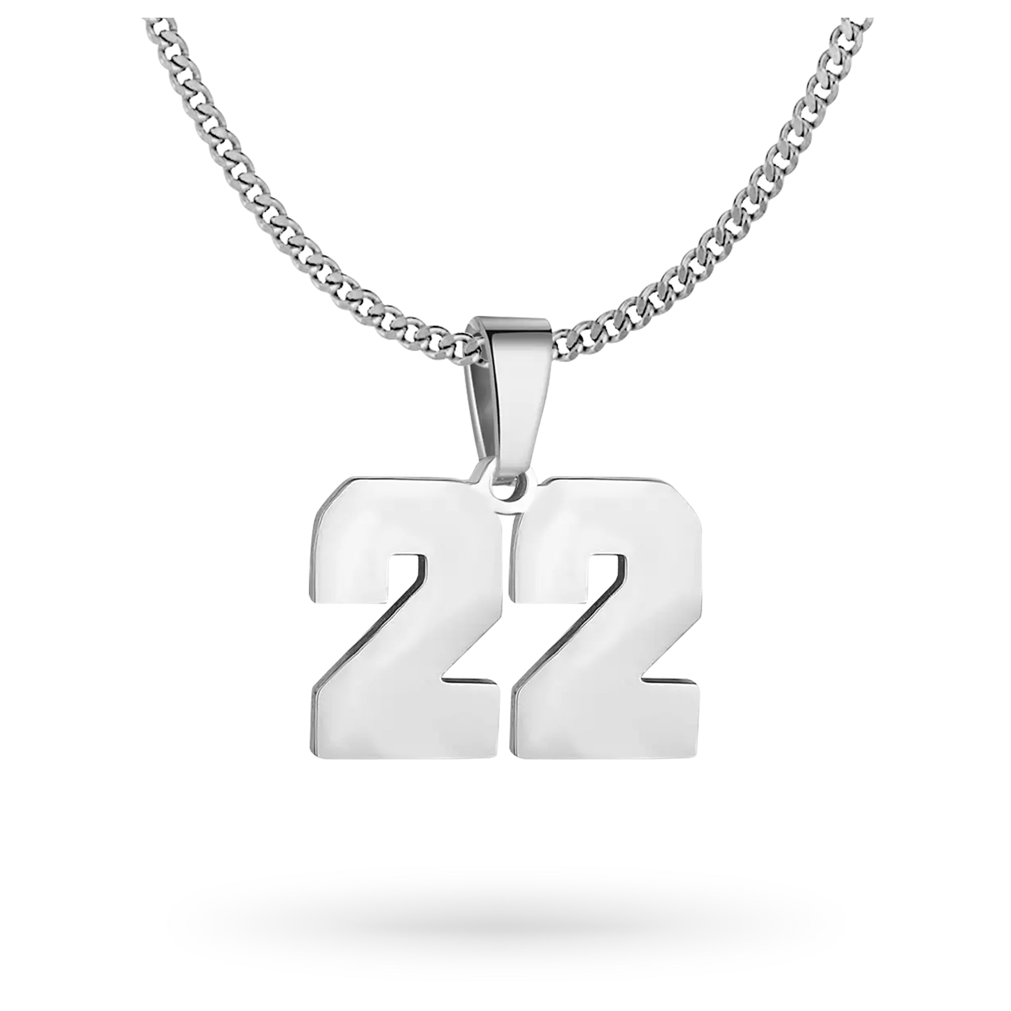 Custom Jersey Number Necklace
