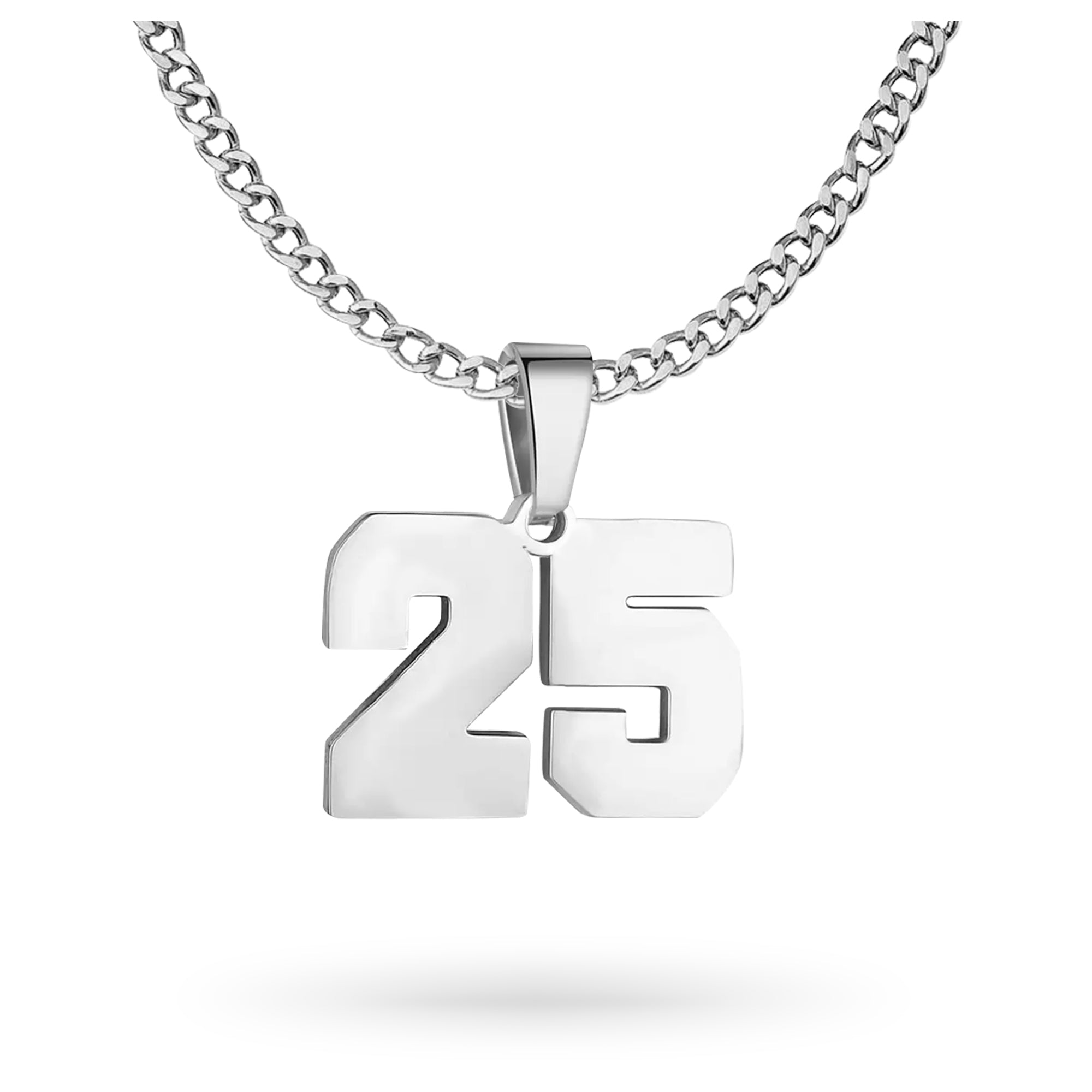 Custom Jersey Number Necklace