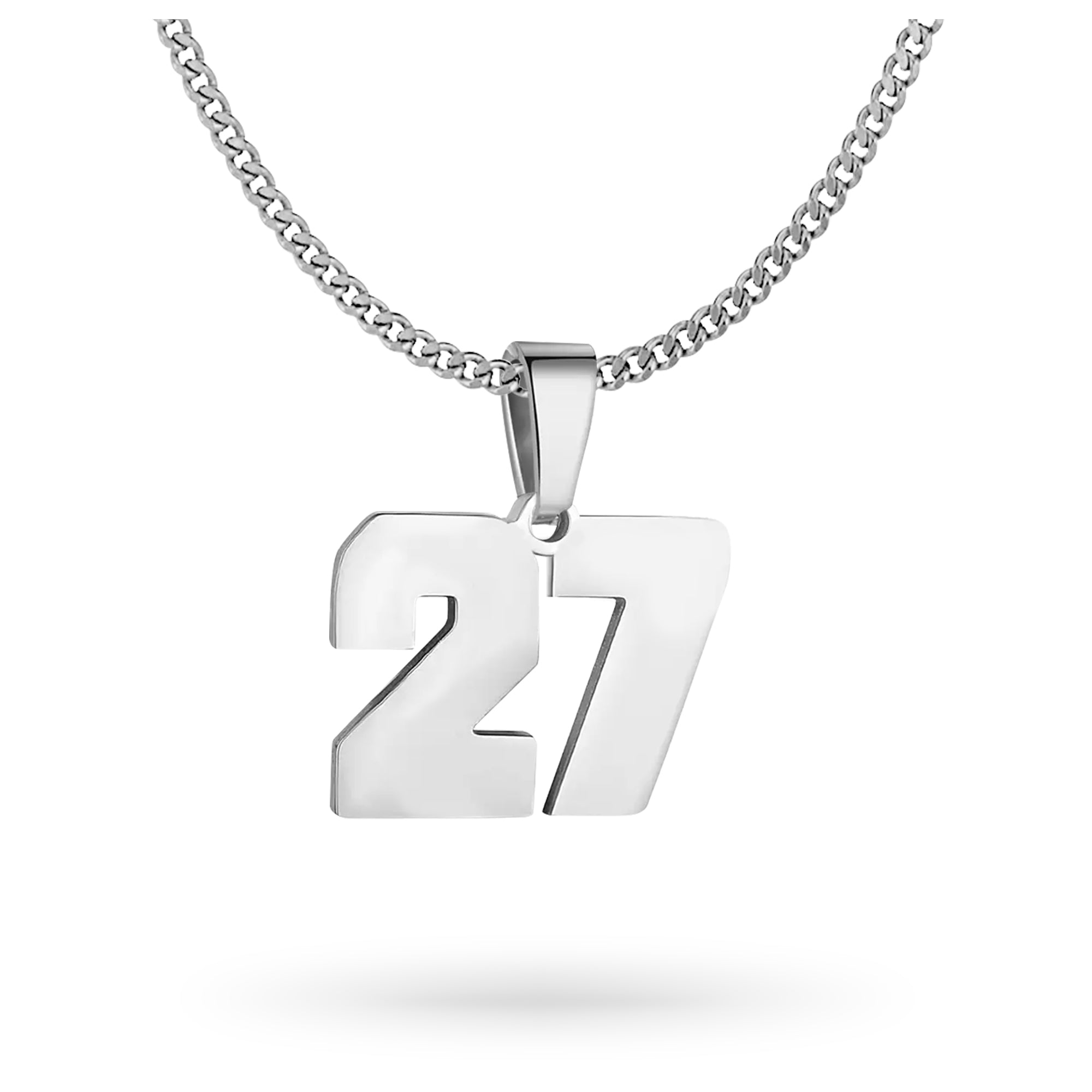 Custom Jersey Number Necklace