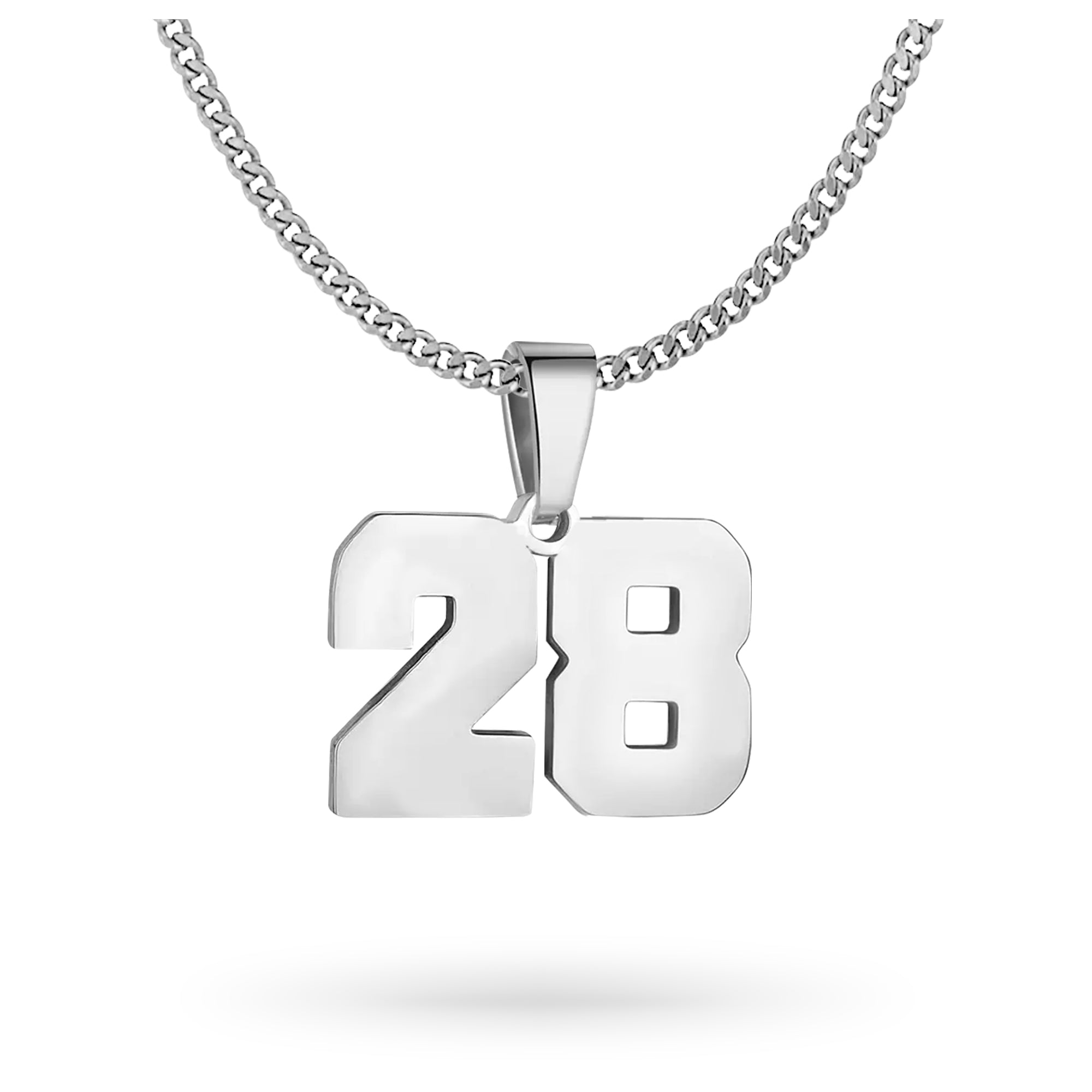 Custom Jersey Number Necklace