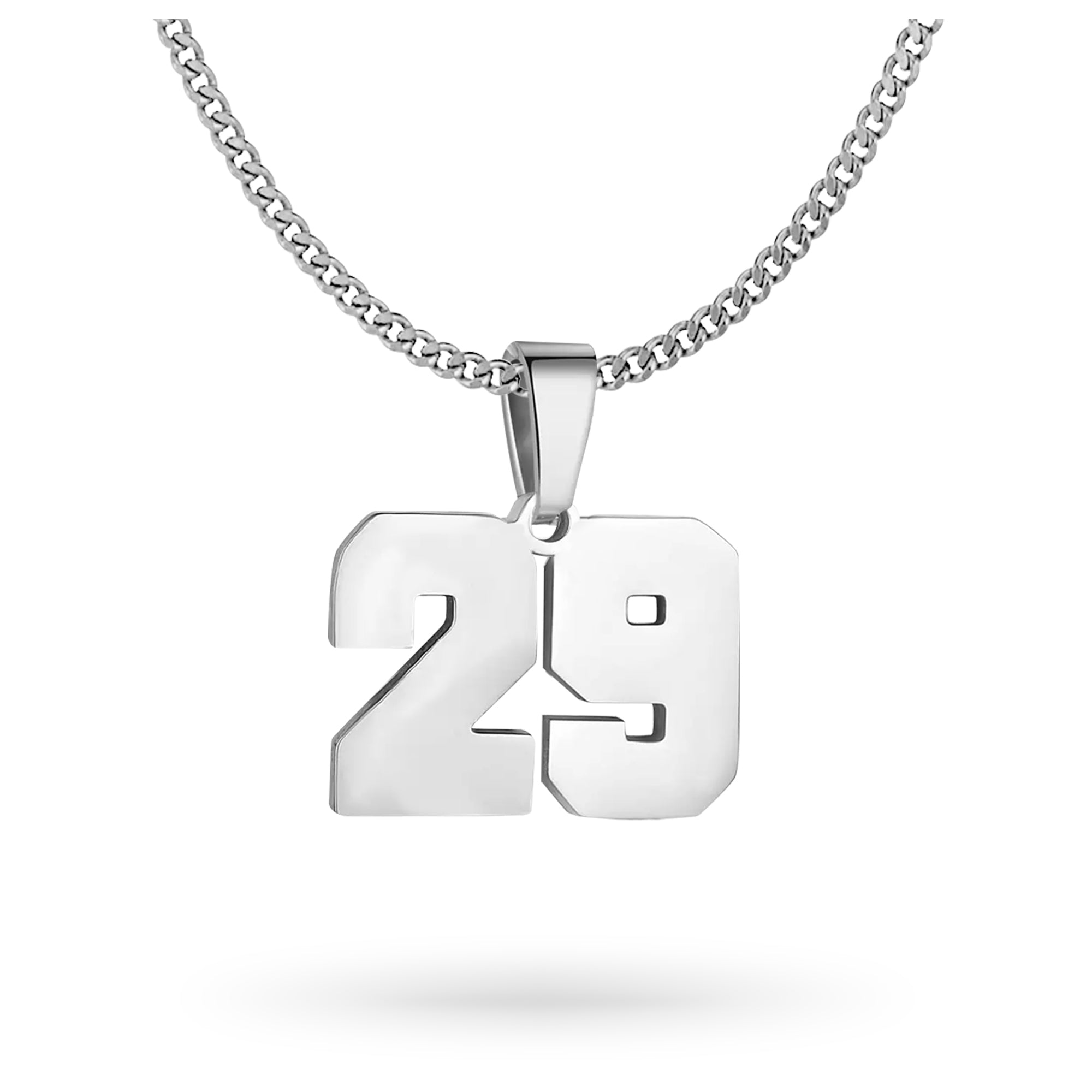 Custom Jersey Number Necklace
