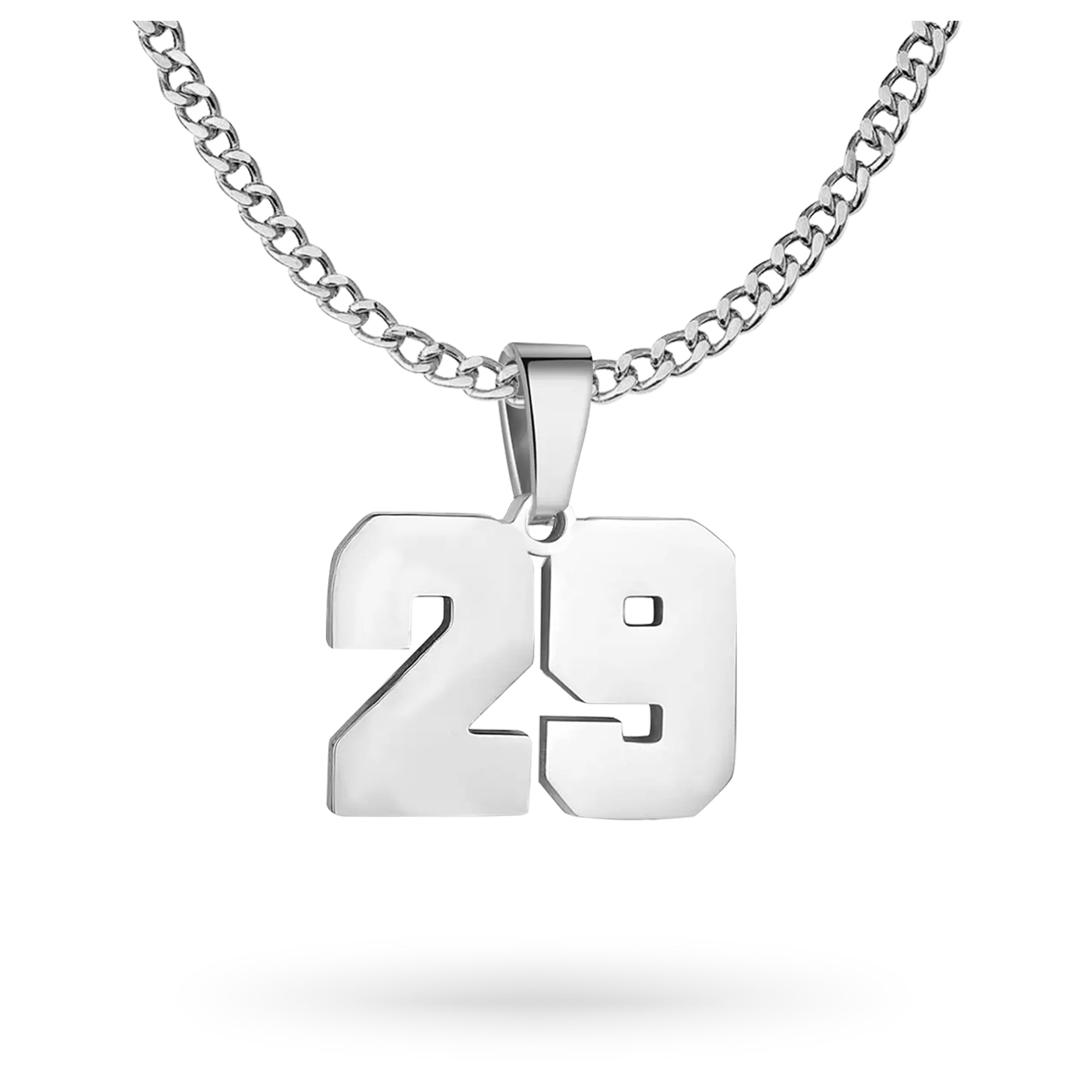 Custom Jersey Number Necklace