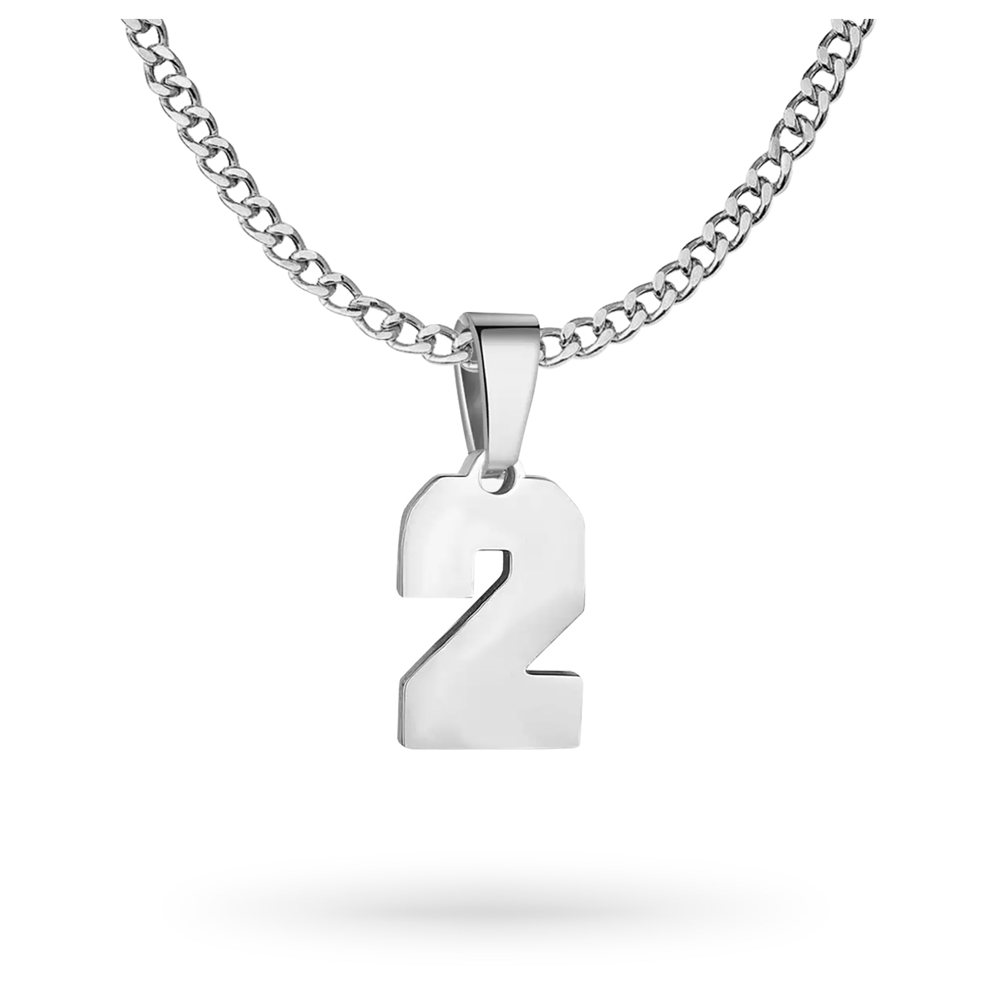Custom Jersey Number Necklace