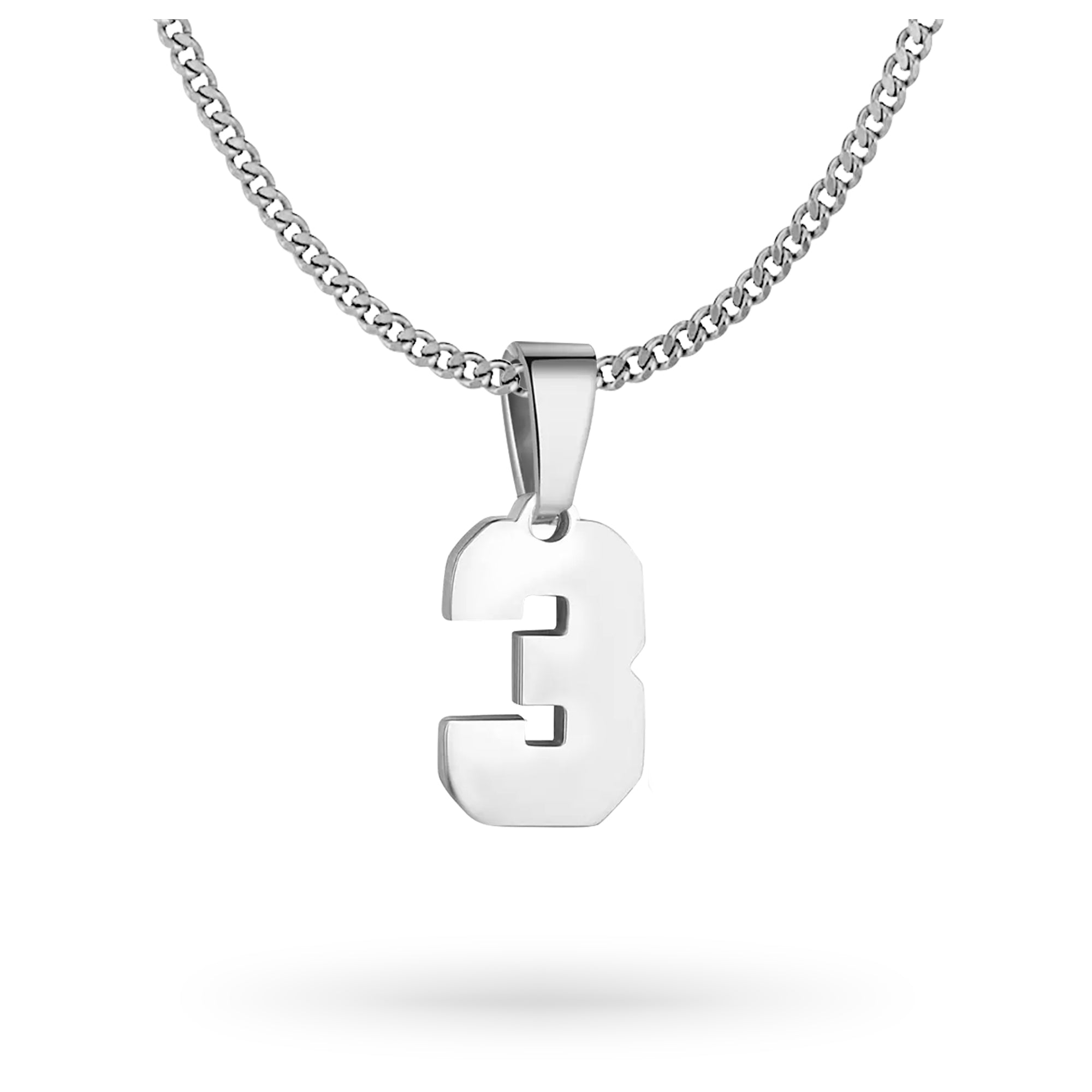 Custom Jersey Number Necklace
