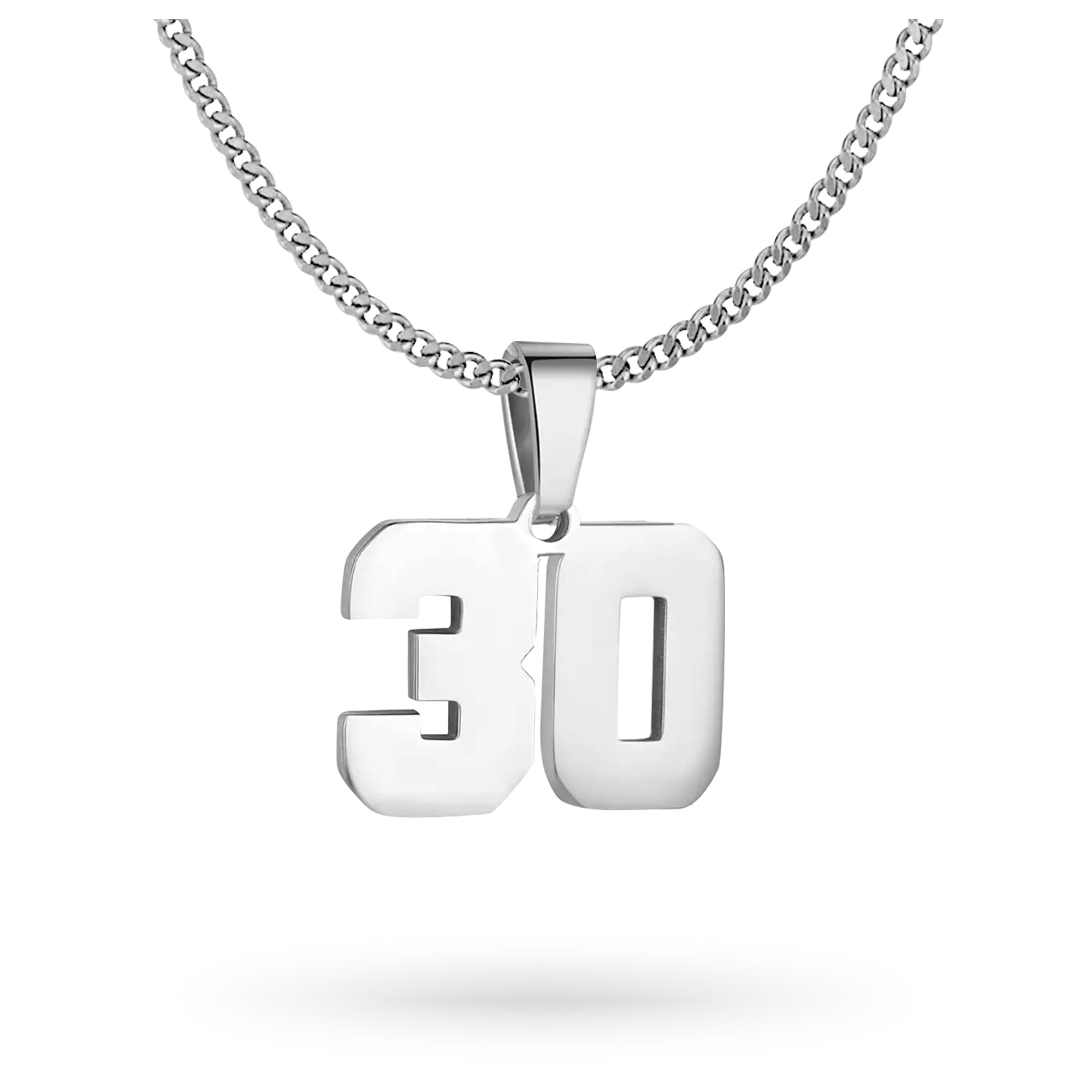 Custom Jersey Number Necklace