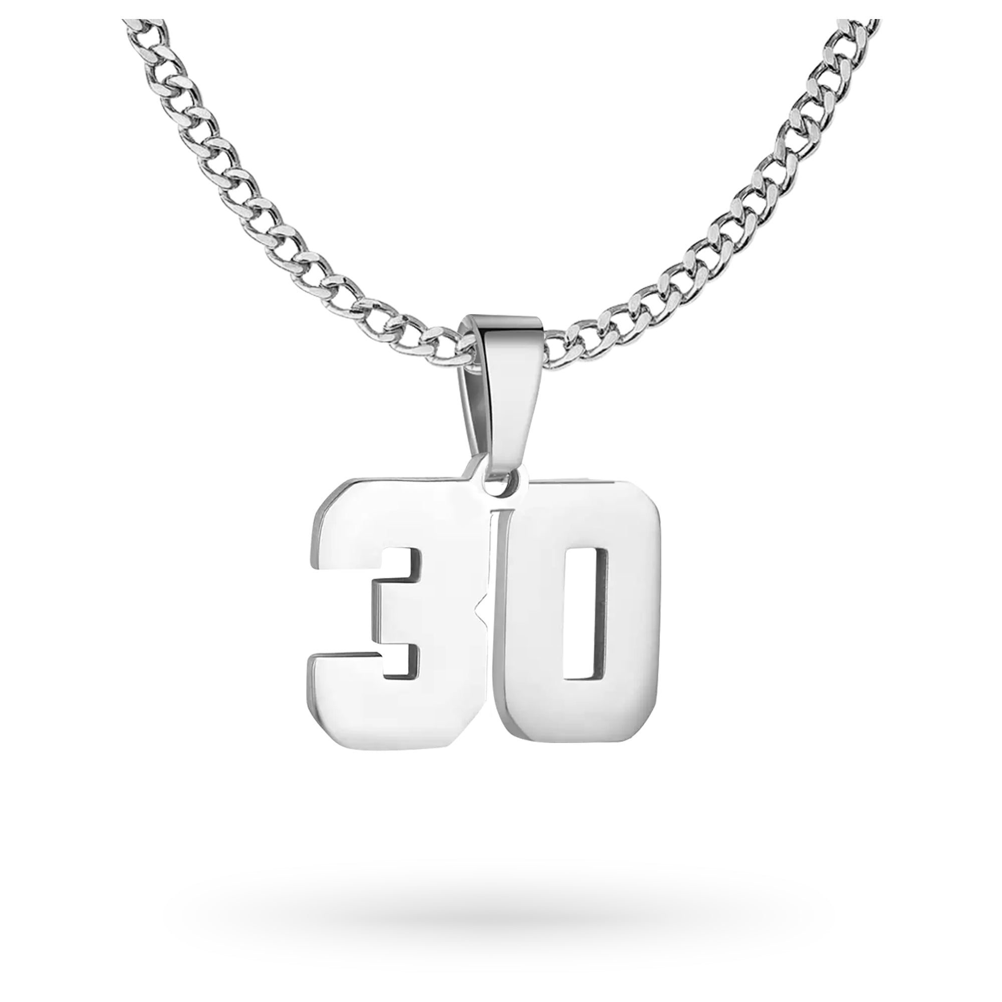 Custom Jersey Number Necklace