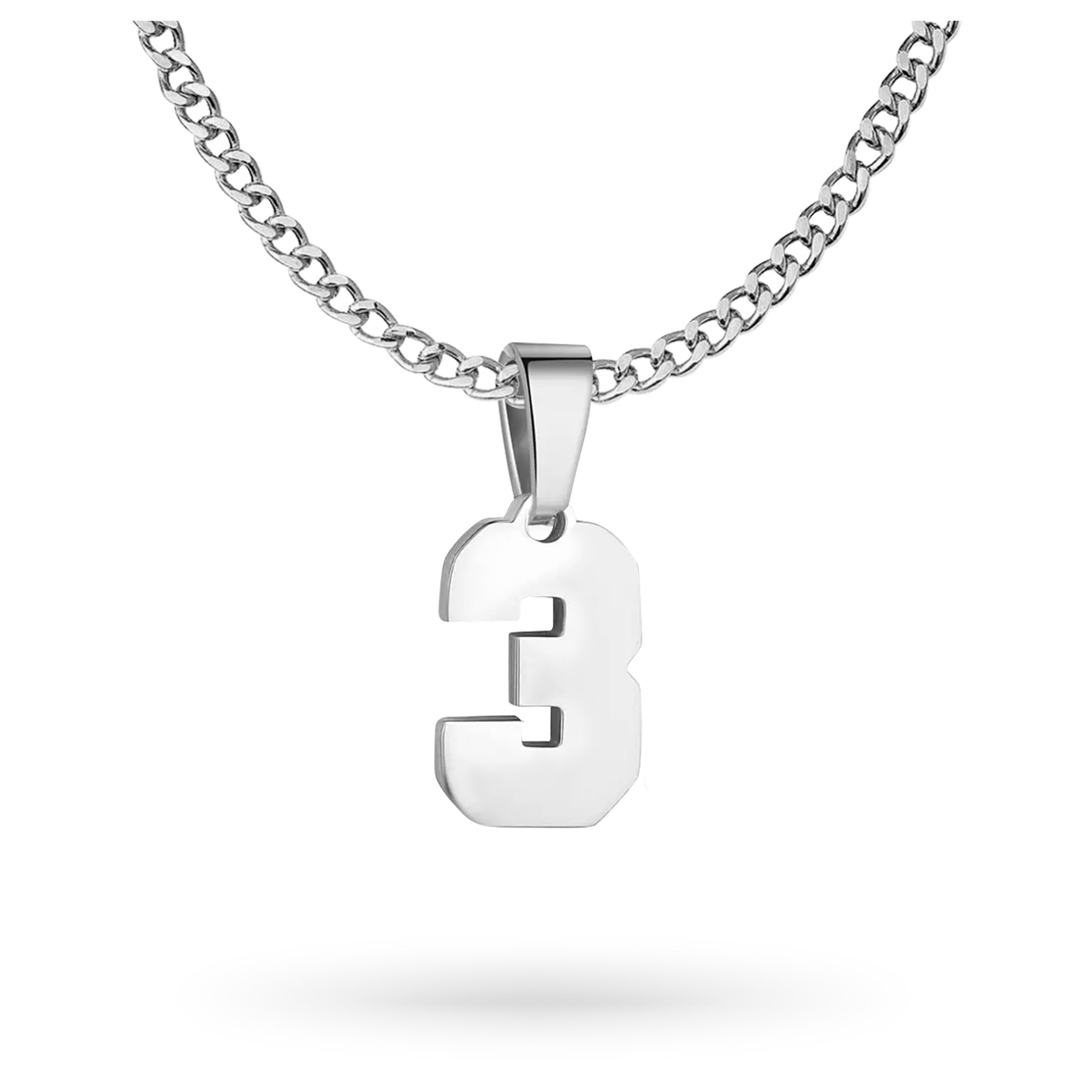 Custom Jersey Number Necklace