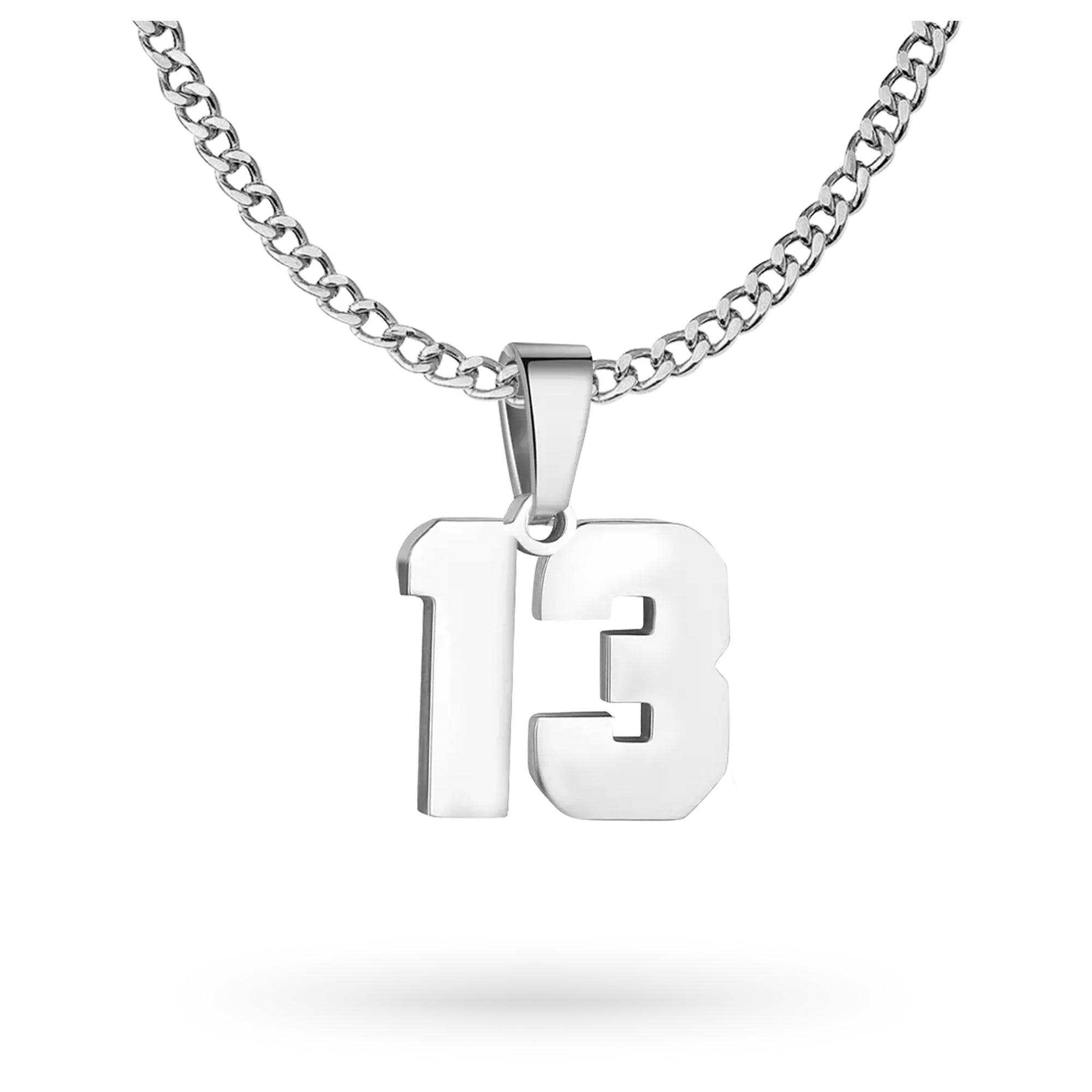 Custom Jersey Number Necklace