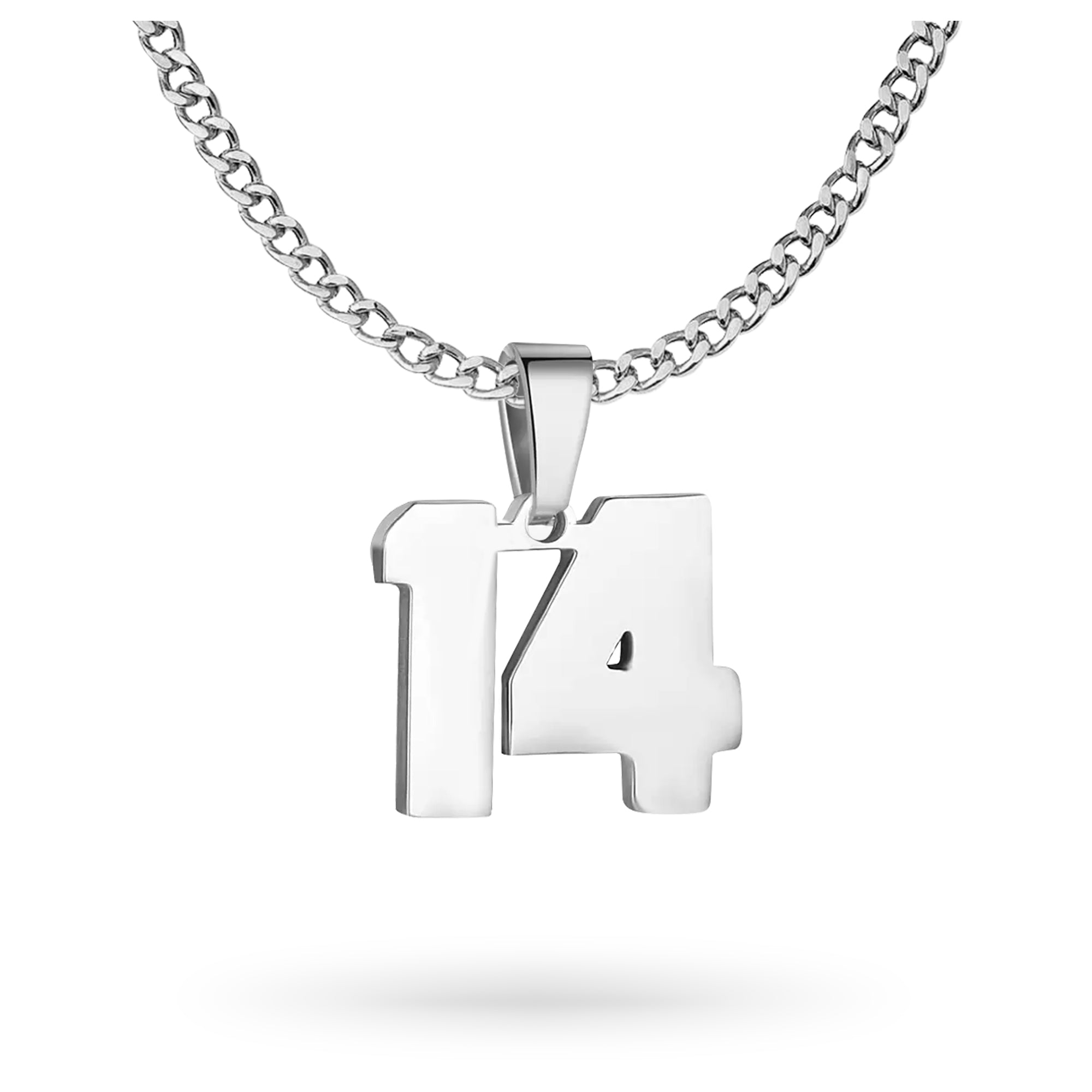 Custom Jersey Number Necklace