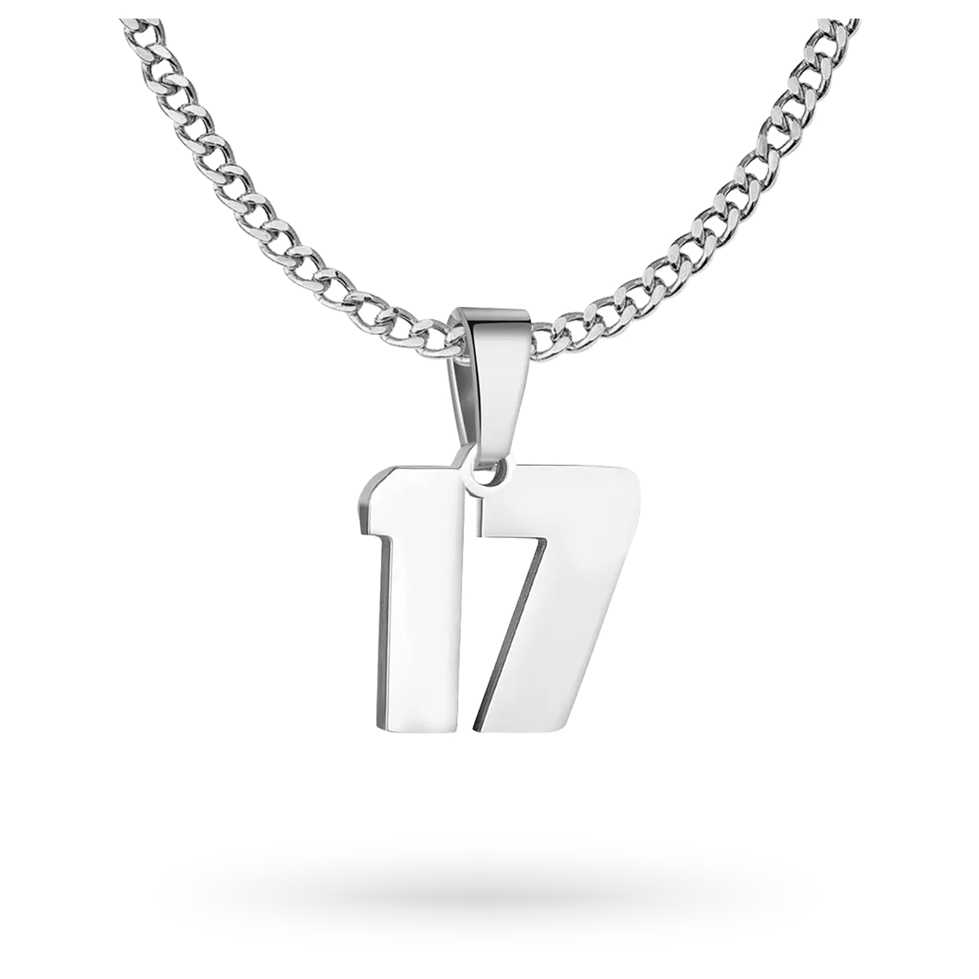Custom Jersey Number Necklace