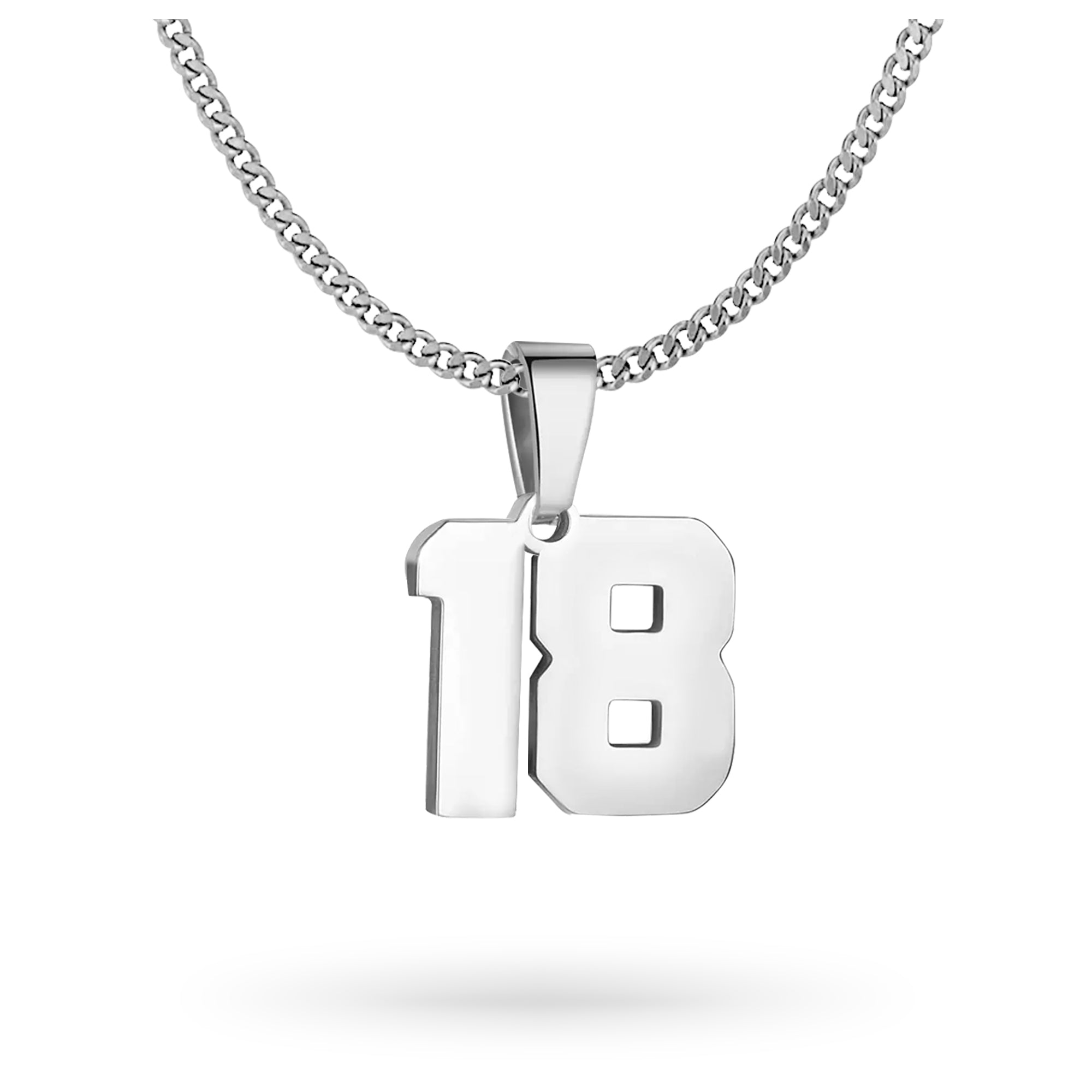 Custom Jersey Number Necklace