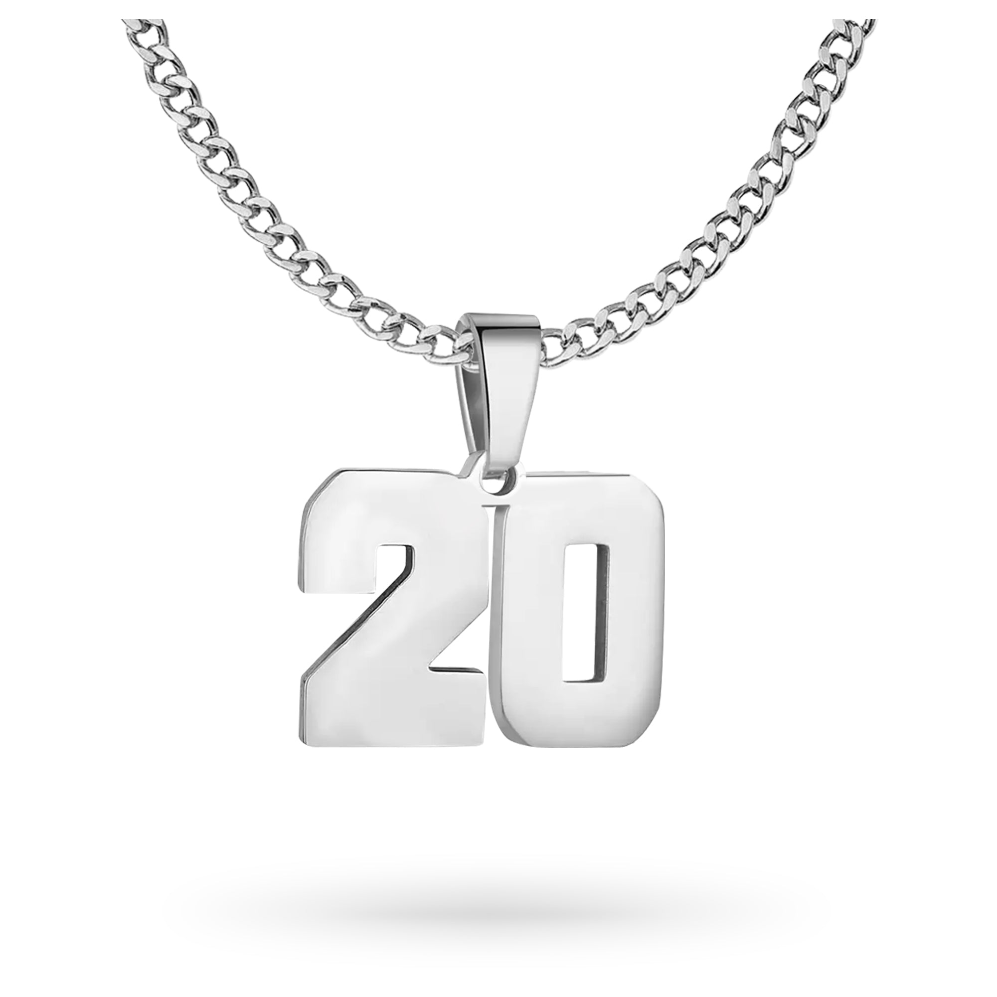 Custom Jersey Number Necklace