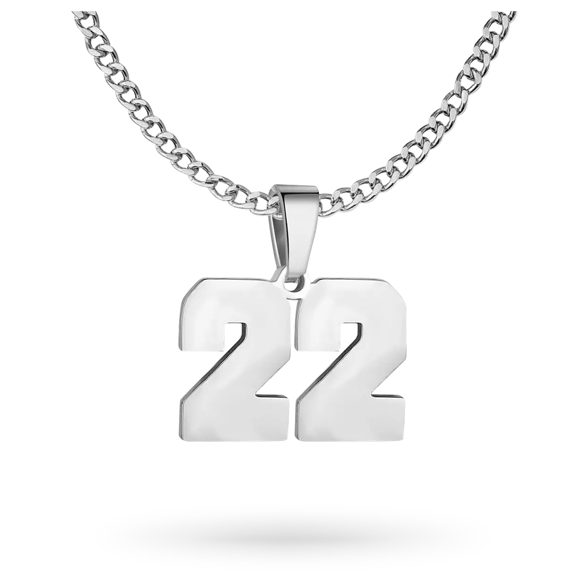 Custom Jersey Number Necklace
