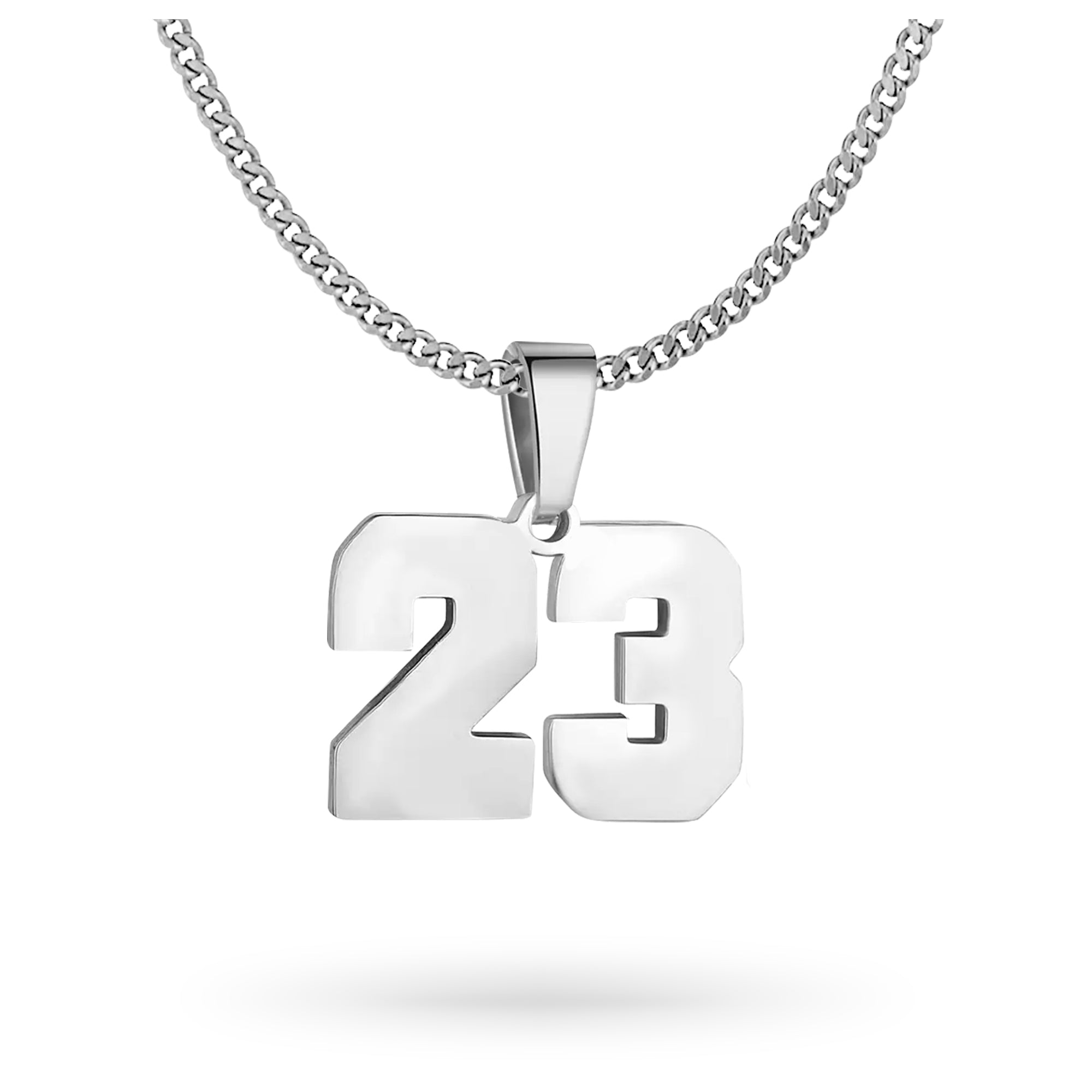 Custom Jersey Number Necklace