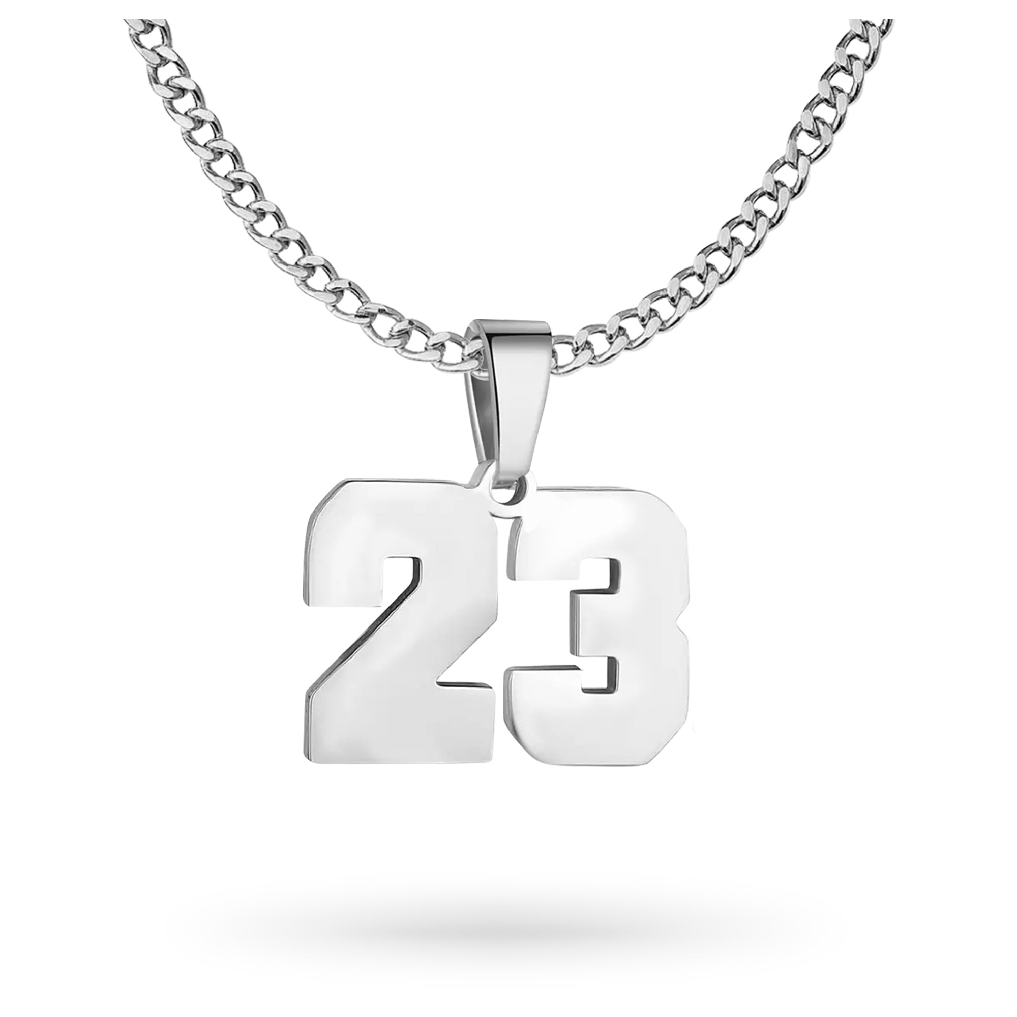 Custom Jersey Number Necklace