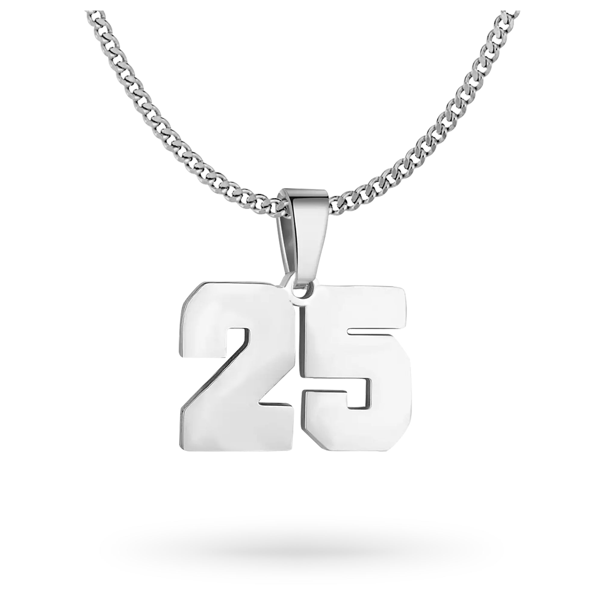 Custom Jersey Number Necklace