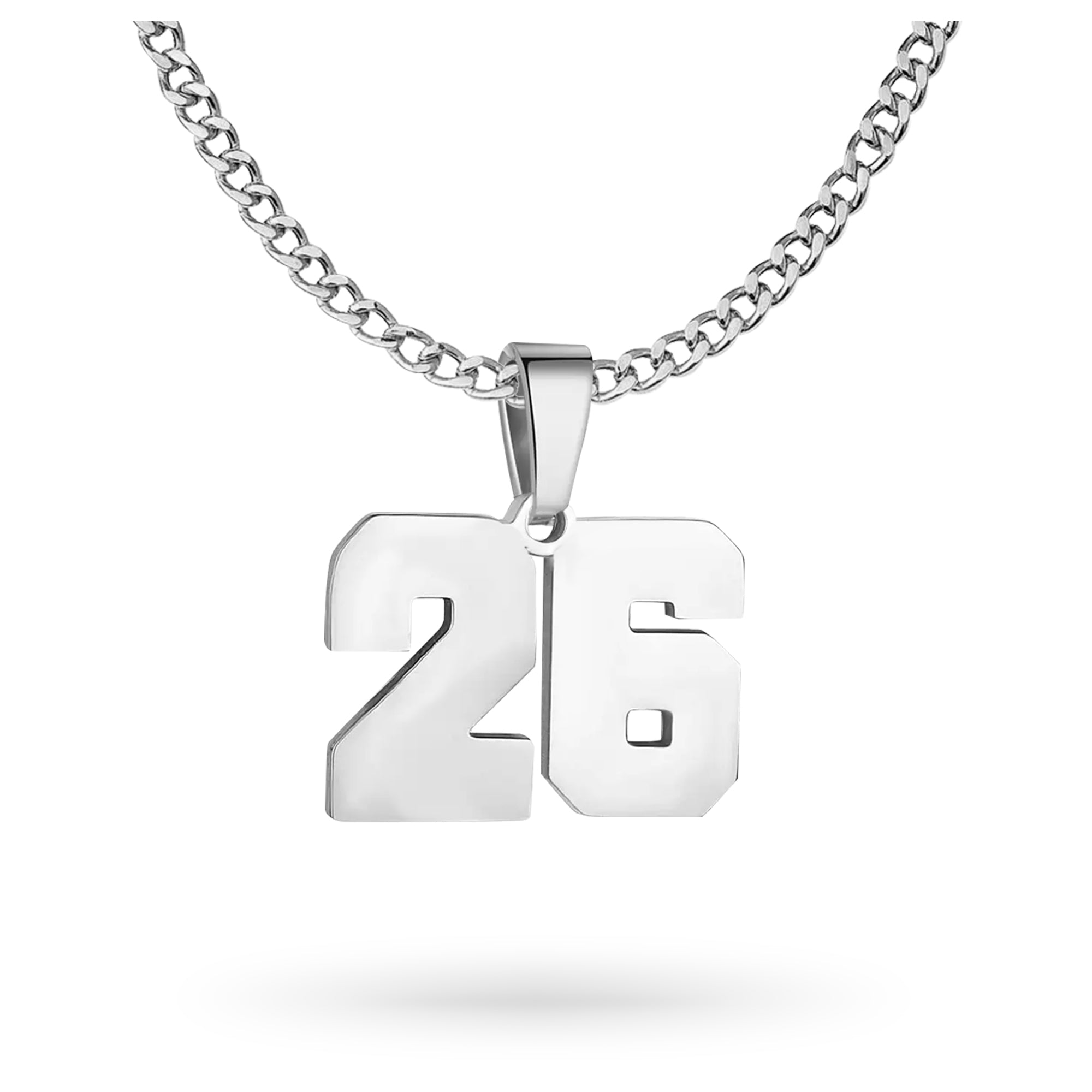 Custom Jersey Number Necklace
