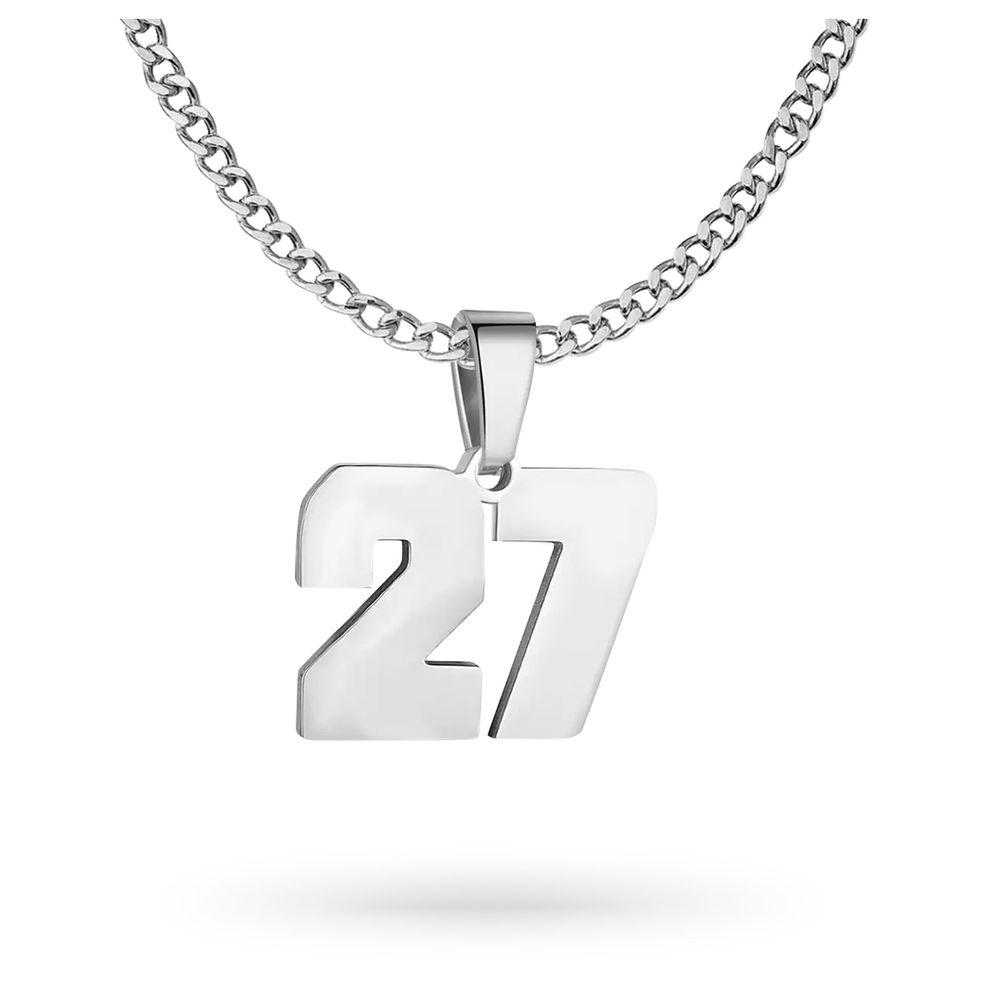Custom Jersey Number Necklace