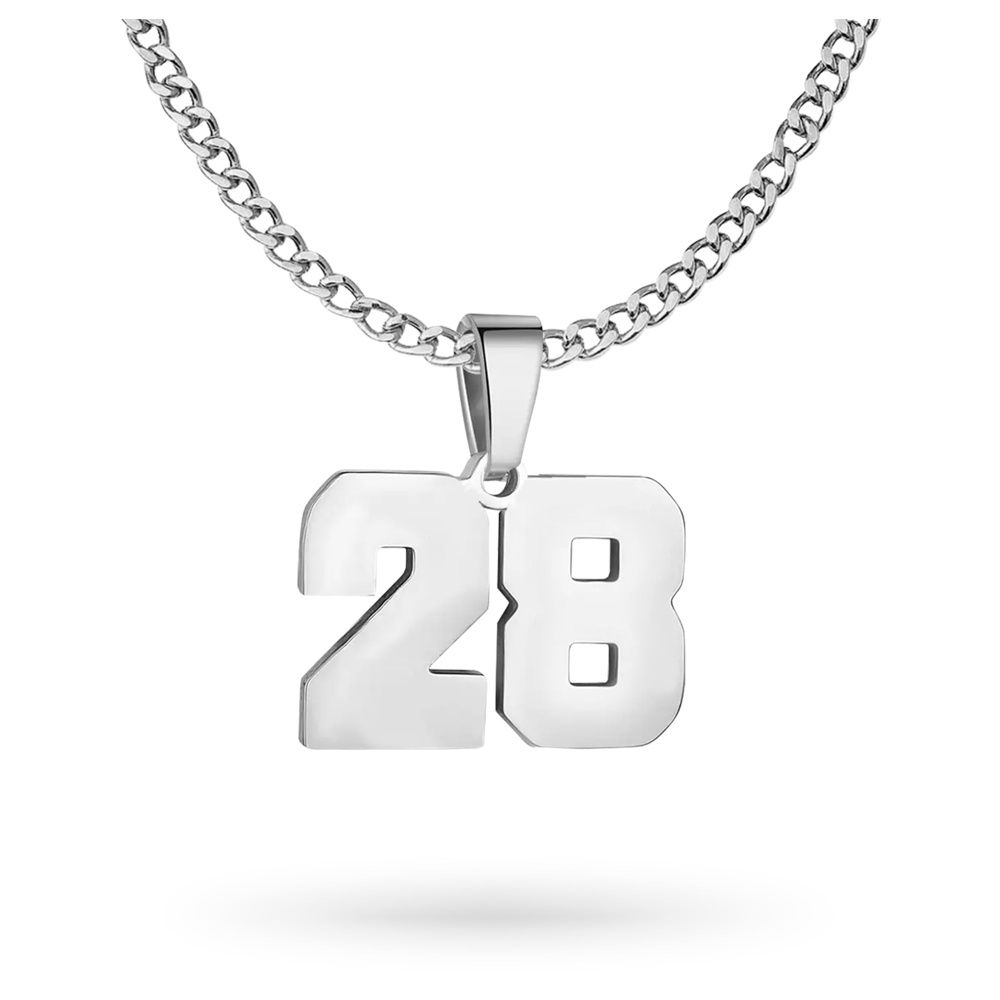 Custom Jersey Number Necklace