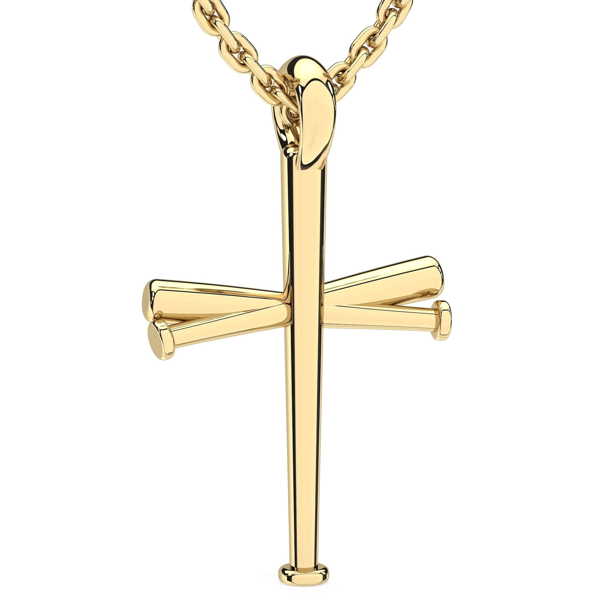 Original Baseball Cross Necklace
