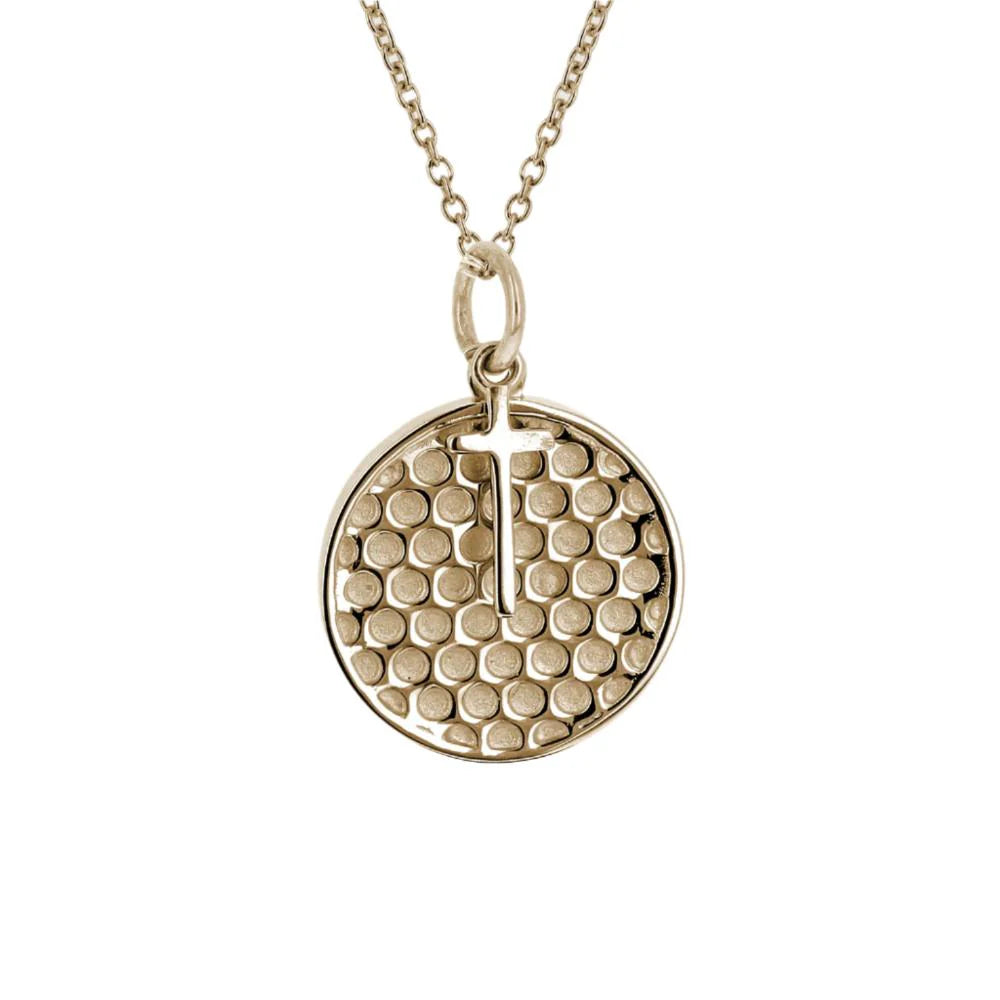 Golf Dangle Cross Necklace