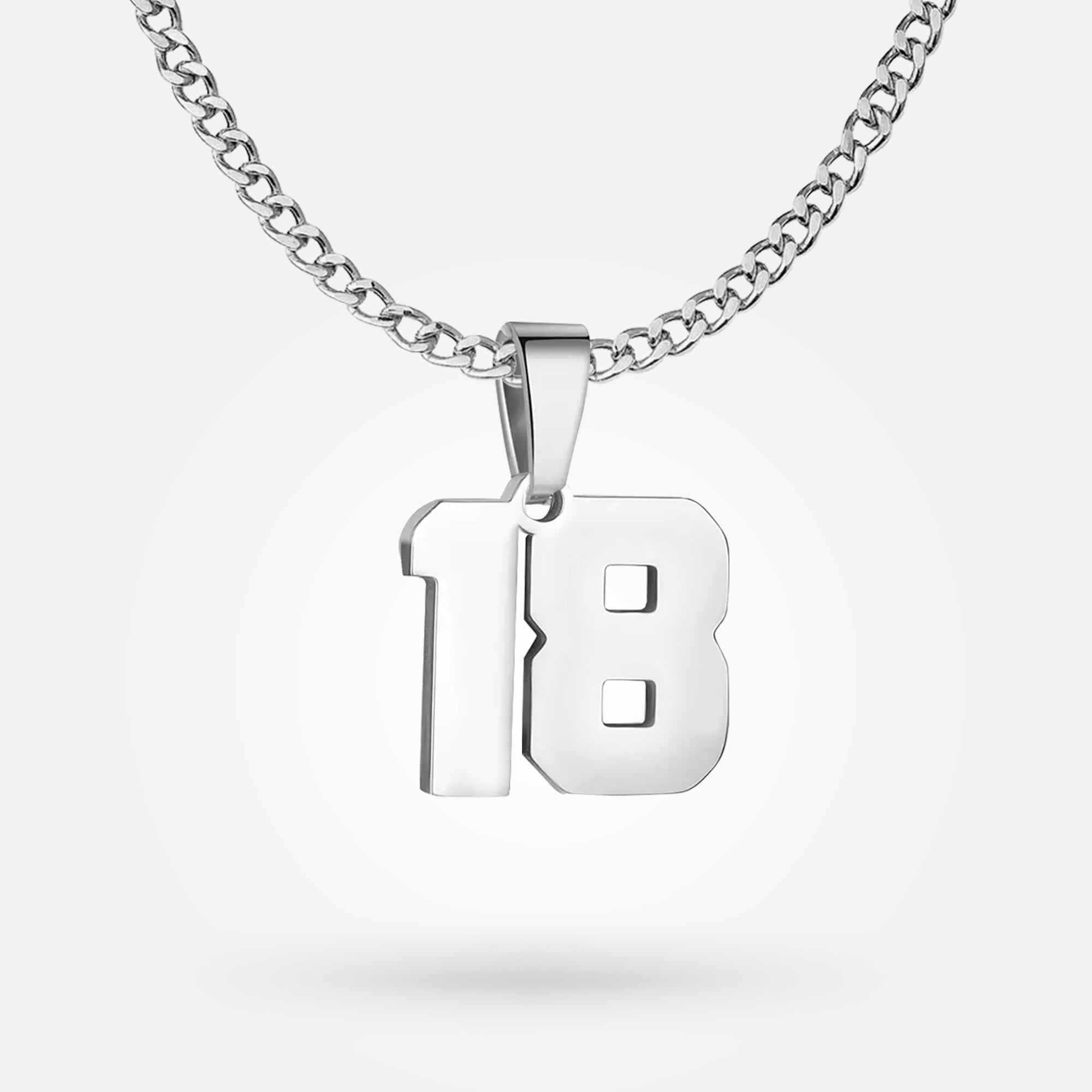 Custom Jersey Number Necklace