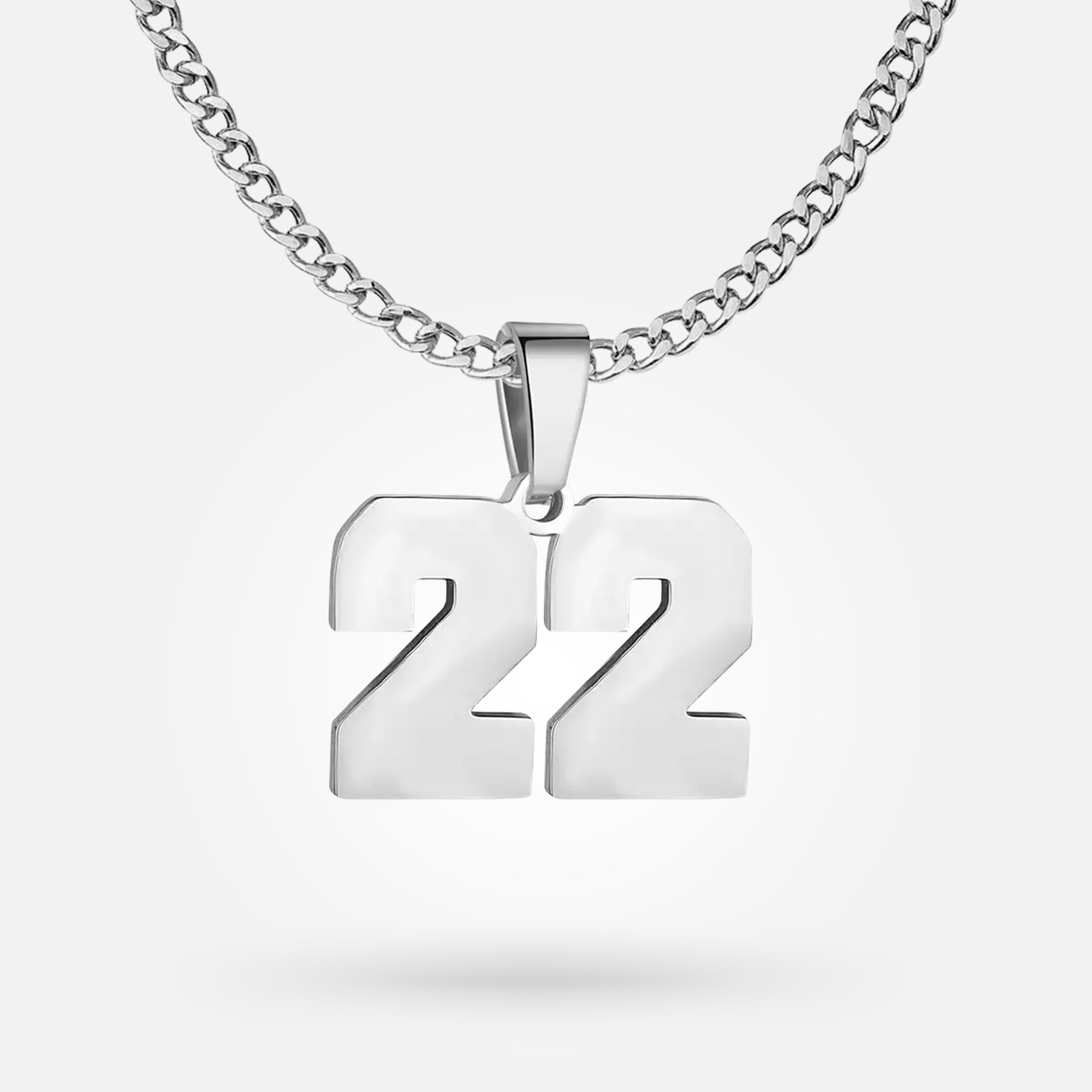 Custom Jersey Number Necklace