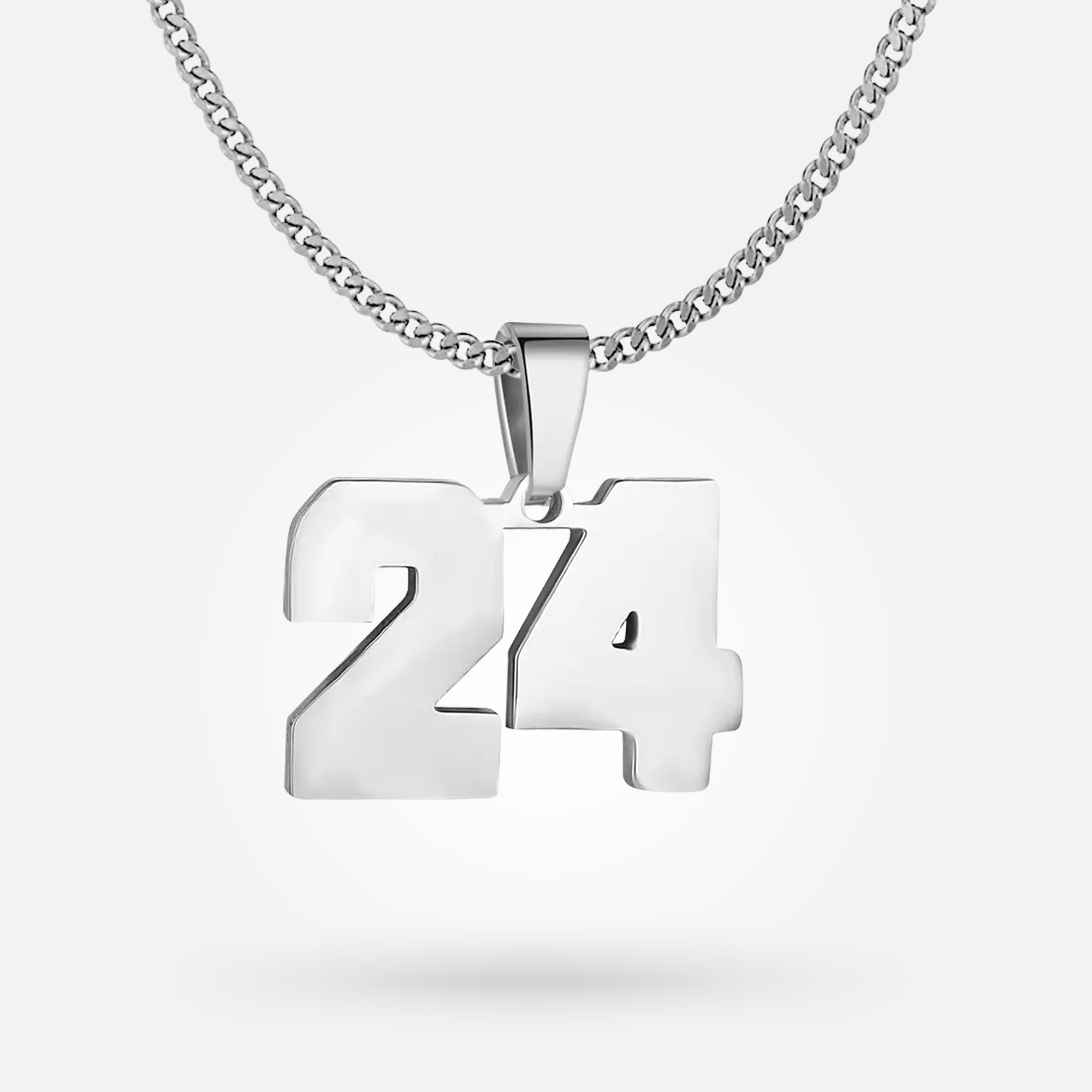 Custom Jersey Number Necklace