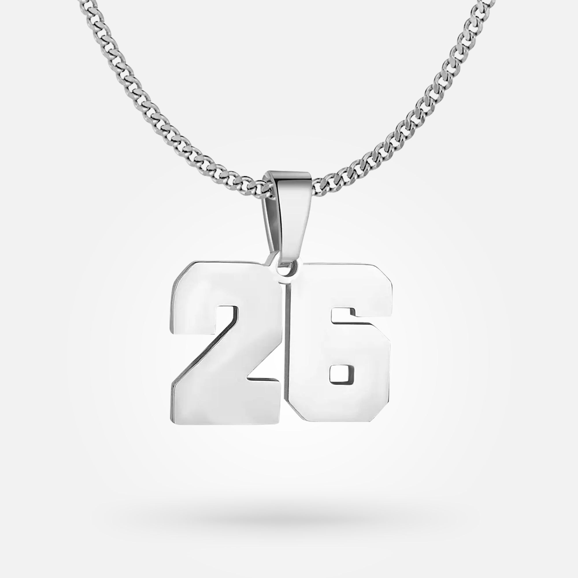 Custom Jersey Number Necklace